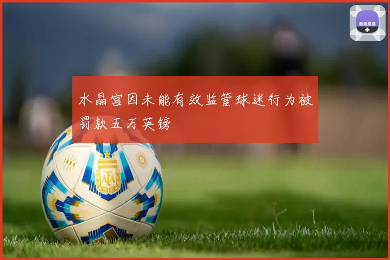 水晶宫因未能有效监管球迷行为被罚款五万英镑